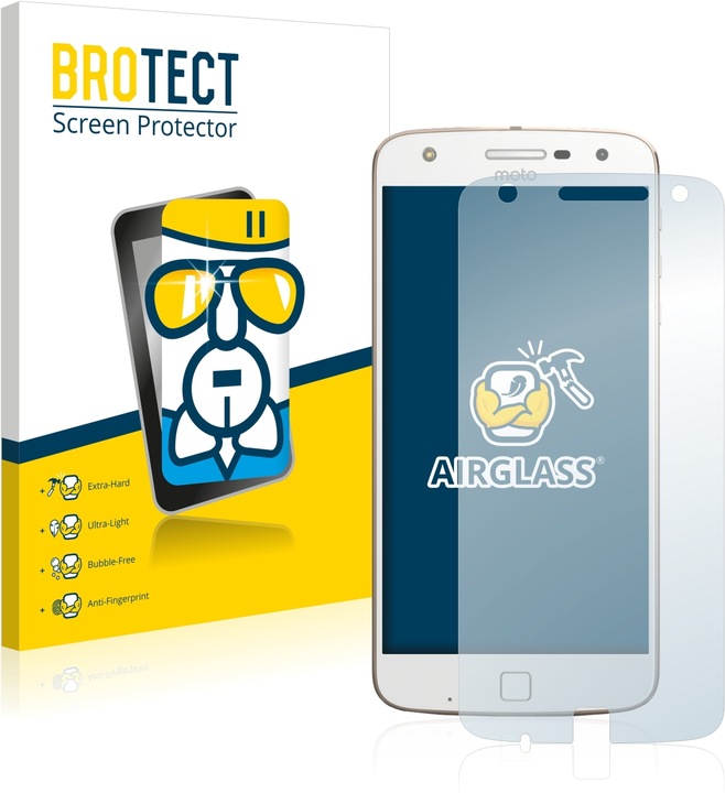 Actual product image BROTECT AirGlass Glass (1 Piece, Motorola Moto Z Play)