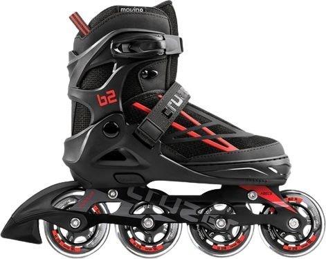 Movino Rolki Cruzer B2 rekreacyjne regulowane czarne r. 30-33 (30, 31, 32, 33)