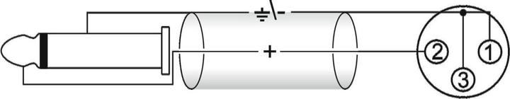 Actual product image Omnitronic Adapter cable XLR(F)/jack mono 0.9m sw (0.90 m, XLR)
