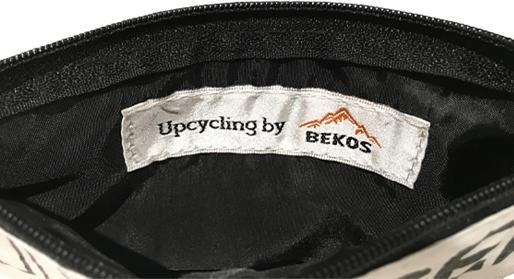 Produktbild Bekos Upcycling - Brillenetui R aus recyceltem Fischfuttersack weiss