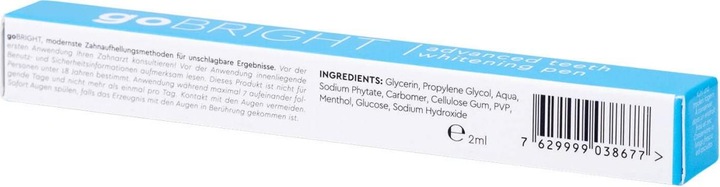 Immagine prodotto GoBright Penna sbiancante per denti avanzata (2 ml, Penna)