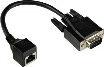 Actual product image Good Connections GC 4945-MF Adapter cable RJ45 socket> D-Sub 9-pin. plug black 0.1 (0.10 m)