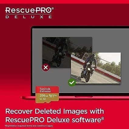Productafbeelding SanDisk Extreme UHS-I V30 (256 GB, microSDXC, U3, UHS-I)