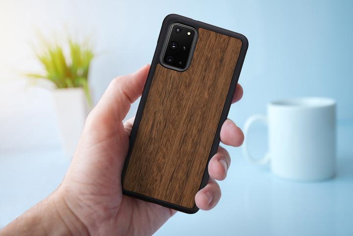 Actual product image Man&Wood case for Galaxy S20+ koala black (Samsung Galaxy S20+)