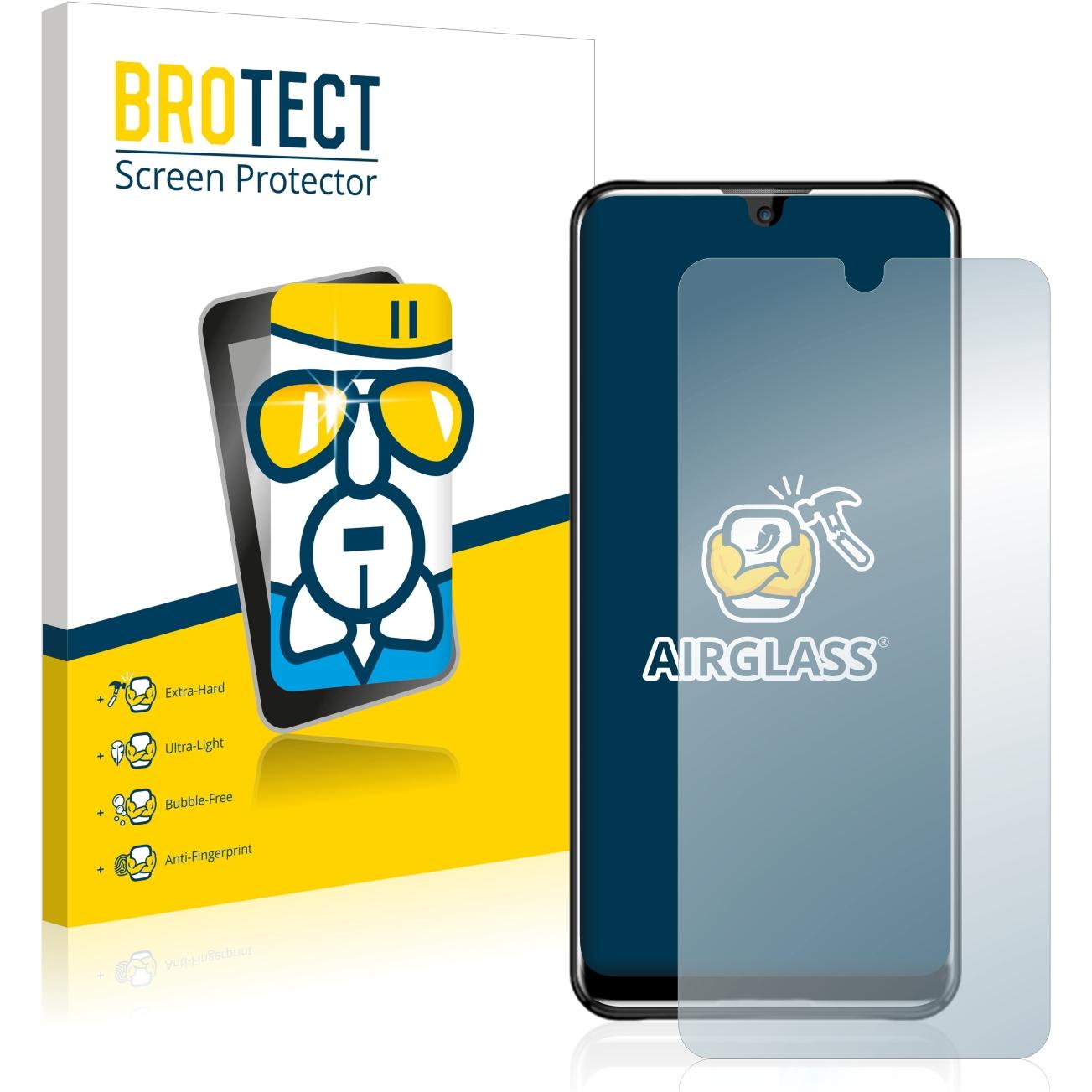 BROTECT AirGlass Panzerglasfolie (1 Stück, LG K9), Smartphone Schutzfolie, Transparent