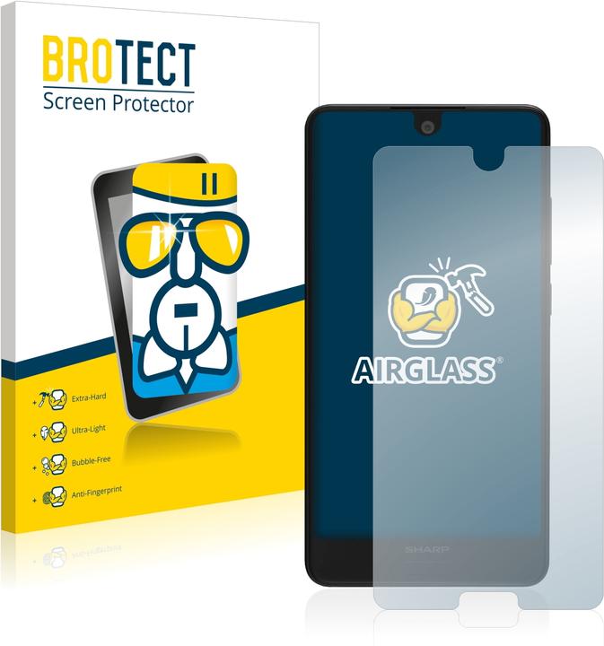 Produktbild BROTECT AirGlass Panzerglasfolie (1 Stück, Sharp Aquos C10)