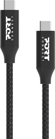 Image du produit Port Designs Port CABLE TYPE C TO TYPE C 2M PD 100W - DATA USB 3.2 (2 m, USB 3.2 Gen 2x2, 100 W)
