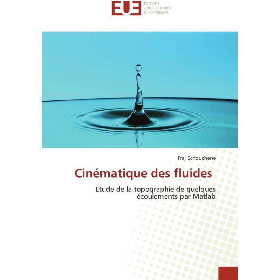 Cinématique des fluides, Fachbücher von Fraj Echouchene
