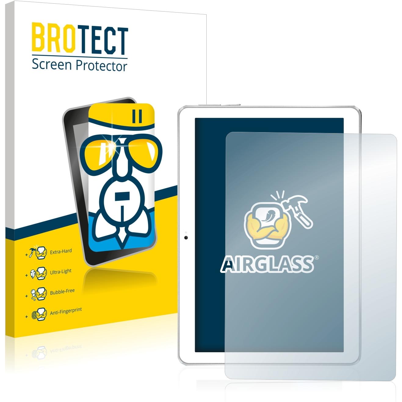 BROTECT AirGlass Panzerglasfolie (1 Stück, X104 10), Tablet Schutzfolie