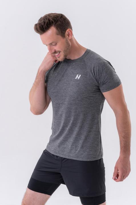 Produktbild Nebbia Lightweight Sporty T-shirt "Grey" 325 dark grey (L)