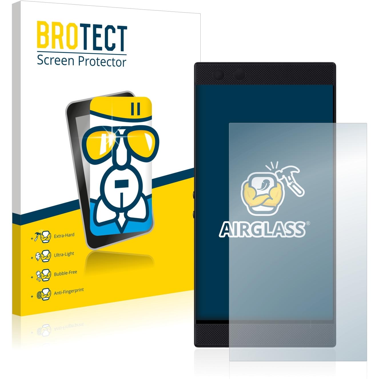 BROTECT AirGlass Panzerglasfolie (1 Stück, Razer Phone 2), Smartphone Schutzfolie, Transparent