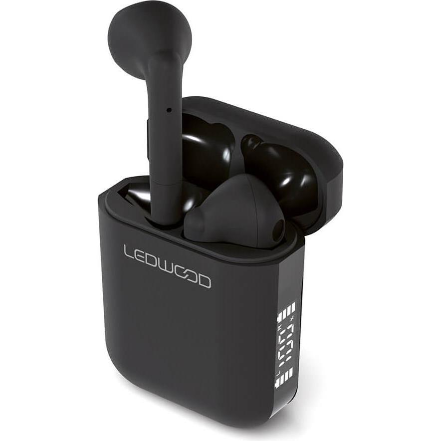 Ledwood Auricolare -TWS - Apollo S Nero (Senza fili), Cuffie