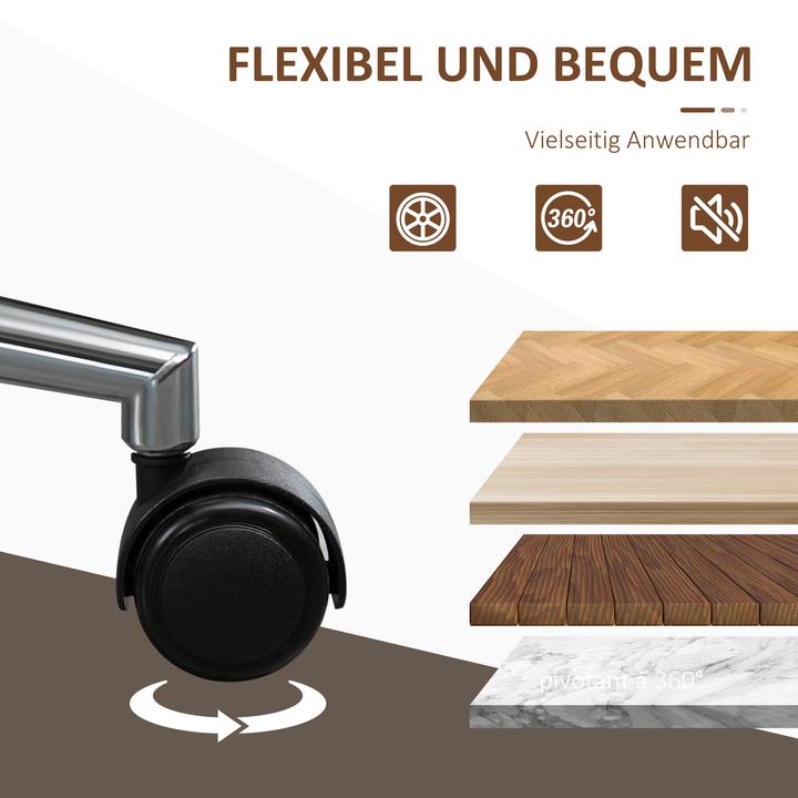 Actual product image Vinsetto Office chair with tilt function and wood look (46 - 56 cm)