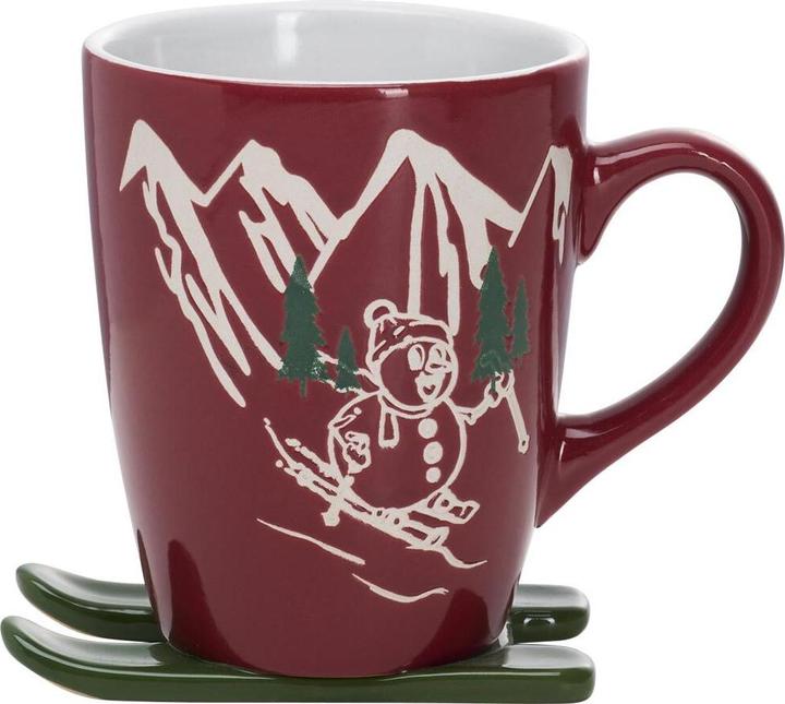 Ritzenhoff & Breker Aspen Kaffeebecher auf Ski (340 ml, 24x)