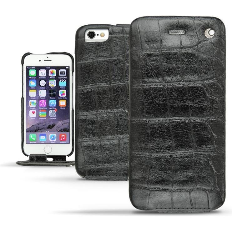 Thumbnail - Noreve Lederschutzhülle vertikal (Apple iPhone 6 Plus), Smartphone Hülle, Schwarz