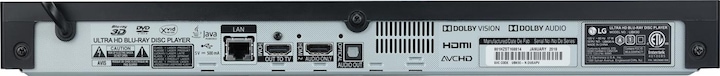 Actual product image LG Ubk90 (Bluray Player)