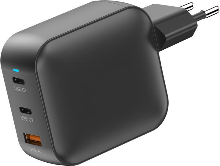 Produktbild FoneKit GaN PD 100W Power Adapter, USB-C + USB-A, black (100 W)