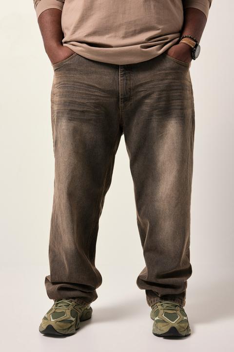 Produktbild Sthuge Jeans, Brown Denim, 5-Pocket, Baggy Fit, bis 72 (70)