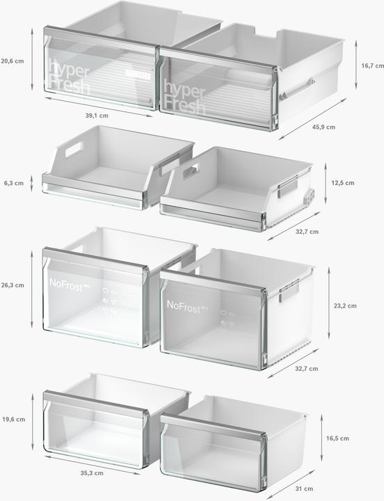 Image du produit Siemens iQ500, Réfrigérateur-congélateur, multi-porte, 183 x 90.5 cm, Acier inoxydable anti-traces de (574 l)