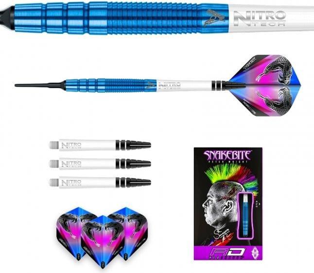 Produktbild Red Dragon Peter Wright Snakebite PL15 Blau Softtip (18 g)
