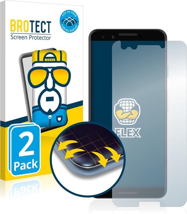 Actual product image BROTECT Full-Cover Protector (2 Piece, Google Pixel 3)