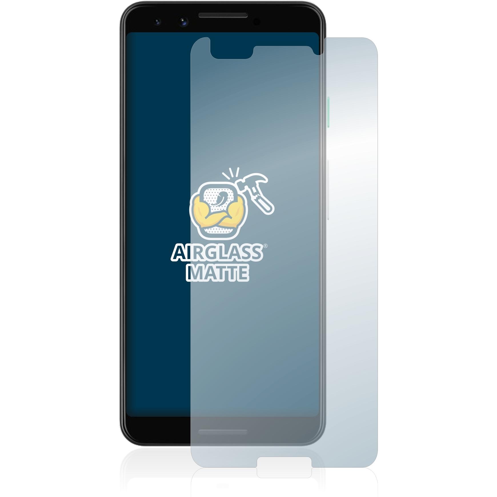 Thumbnail - BROTECT AirGlass Panzerglasfolie Matt (1 Stück, Google Pixel 3), Smartphone Schutzfolie, Grau