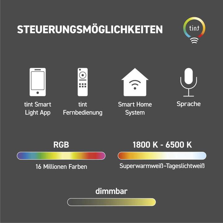 Produktbild Müller Licht LED Reflektor dimmbar GU10/6W(50W) 350 lm 1800- 6500 K warmweiss- tageslichtweiss + (GU10, 6 W, 350 lm, 1 x, F)