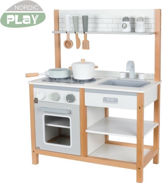 NSH Nordic Play kitchen with accessories Nature