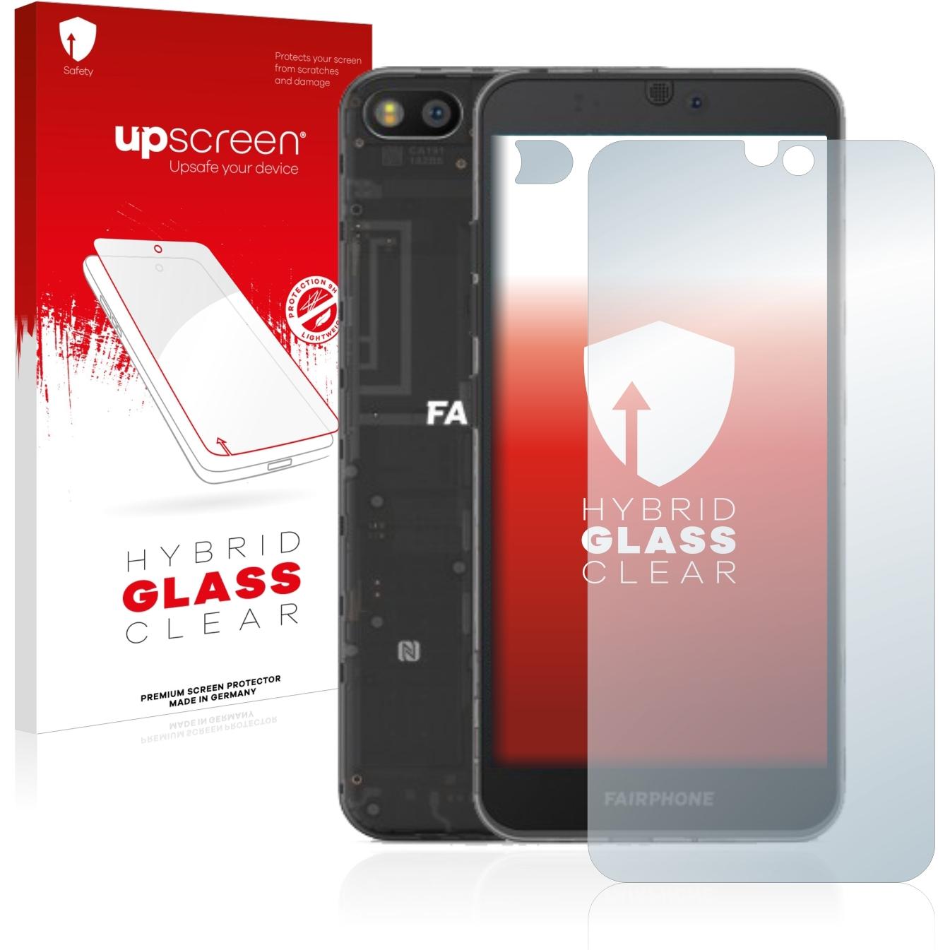 upscreen Scratch Shield Panzerglasfolie (1 Stück, Fairphone 3), Smartphone Schutzfolie, Transparent