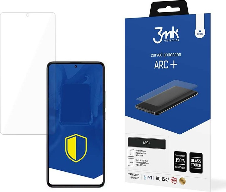 Produktbild 3MK Folia ARC+ Poco F5 Pro Folia Fullscreen (1 Stück, Xiaomi Poco F5 Pro)