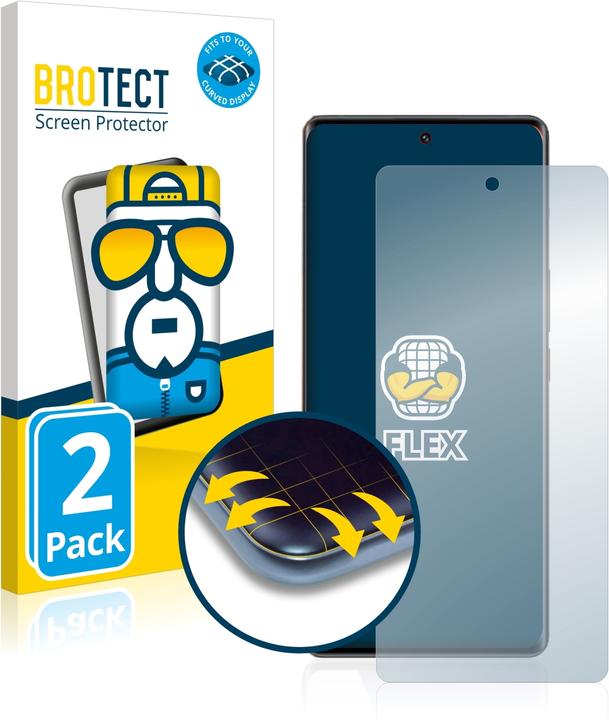 Produktbild BROTECT Full-Cover Displayschutz (2 Stk., vivo iQOO 9 Pro)