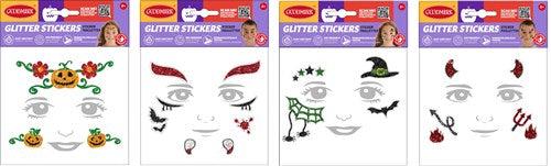 Image du produit Goodmark Autocollants de visage pour Halloween pour les enfants