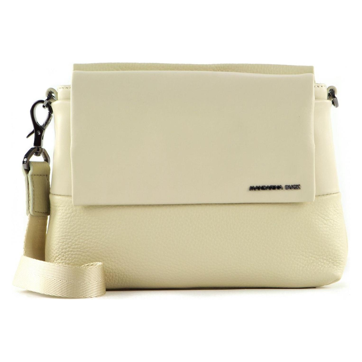 Mandarina Duck, Damen, Handtasche, Athena Flapover Crossover, Beige