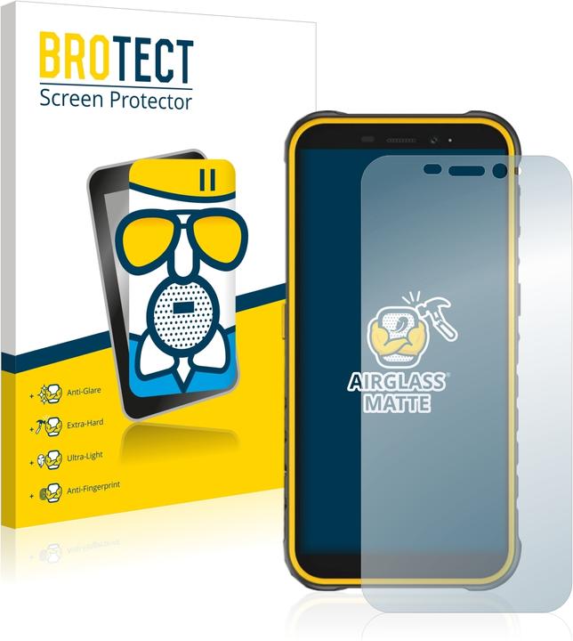 Productafbeelding BROTECT AirGlass Matte kogelwerende glasfolie (1 Pcs., Ulefone Armor X8)
