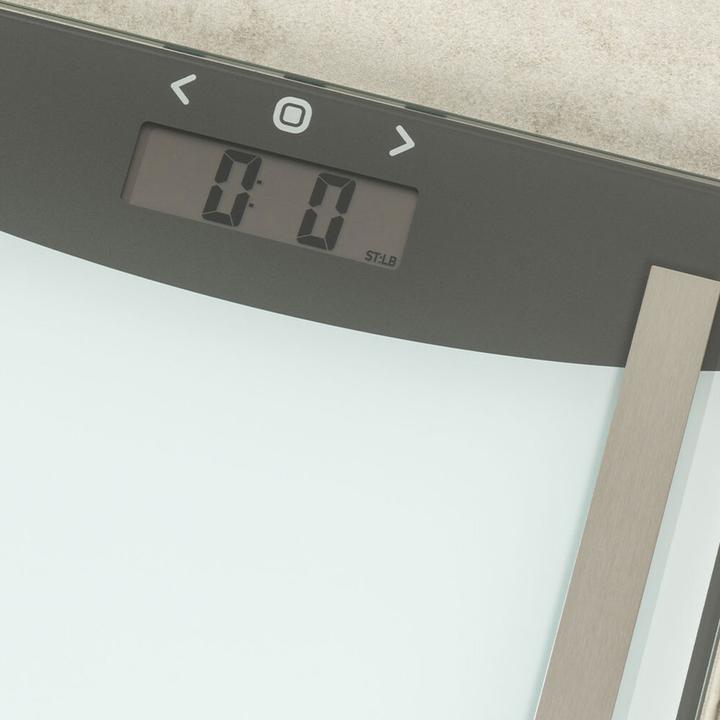 Image du produit Salter 9137 SVWH3R Échelle d'analyseur de verre blanc argenté (180 kg)