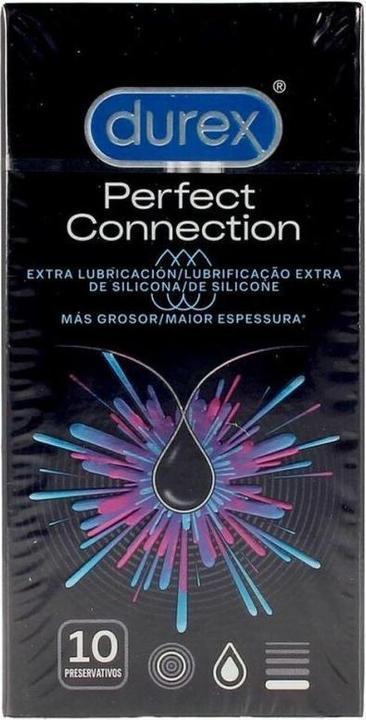 Immagine prodotto Durex Silicone Per Connessioni Perfette Lubrificazione Extra 10 Unità (10 pz.)