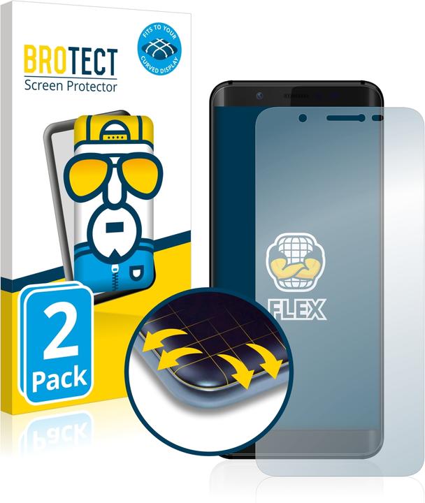 Actual product image BROTECT Full-Cover Protector (2 Piece, LG X2)