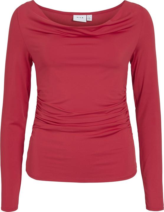 Immagine prodotto Vila VIKANA Wasserfall-Ausschnitt Oberteil mit langen Ärmeln (S)