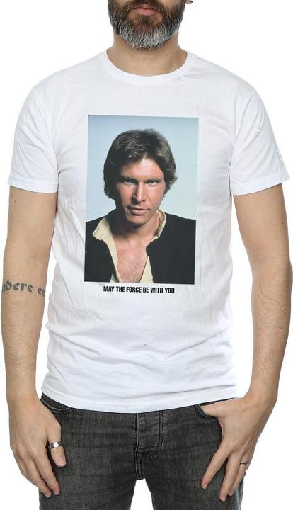 Immagine prodotto Star Wars Han Solo May The Force Maglietta Uomo (M)