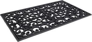 Hamat Fussmatte Antik French Lilly 45X75 Gummi (75 x 45 cm)