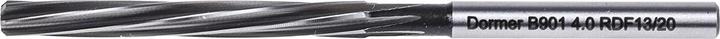 Actual product image Dormer B901 HSS SS M/C REAMER BS328 4.0MM