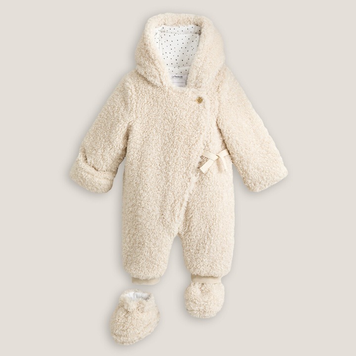 Actual product image La Redoute Collections Warm jumpsuit with hood (68)