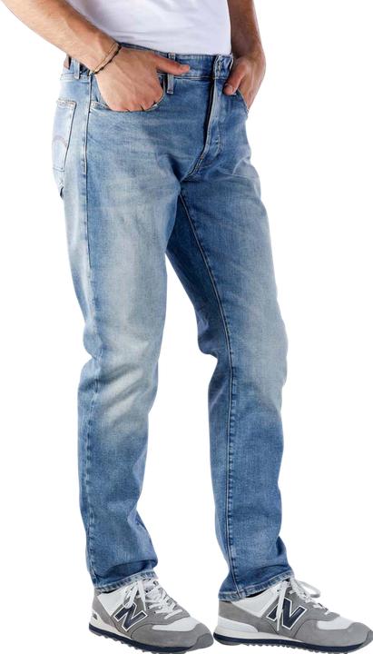 Produktbild G-Star 3301 Straight Tapered Jeans Elto Stretch indigo aged (W34/L34, W30/L32, W30/L34, W31/L32, W32/L34, W36/L32, W36/L34, W33/L32, W29/L32, W34/L32)