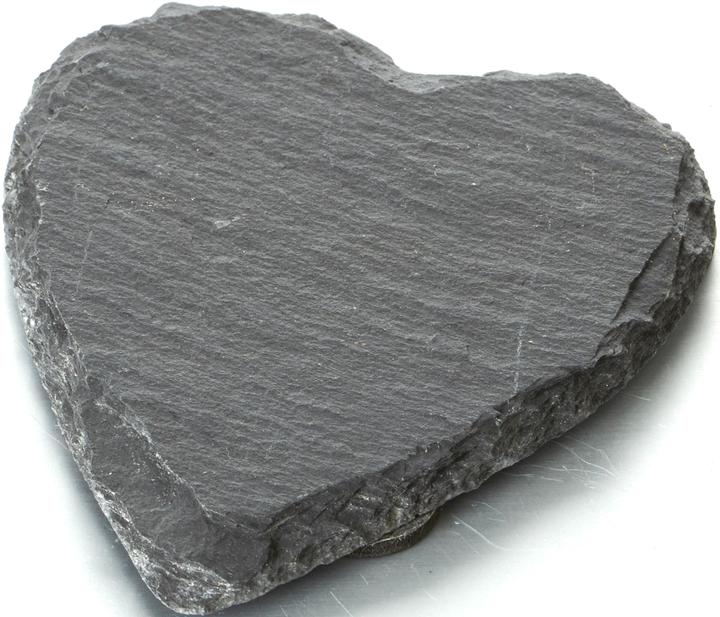 Balthasar Schierferplatte Herz (70 x 5 x 80 mm)