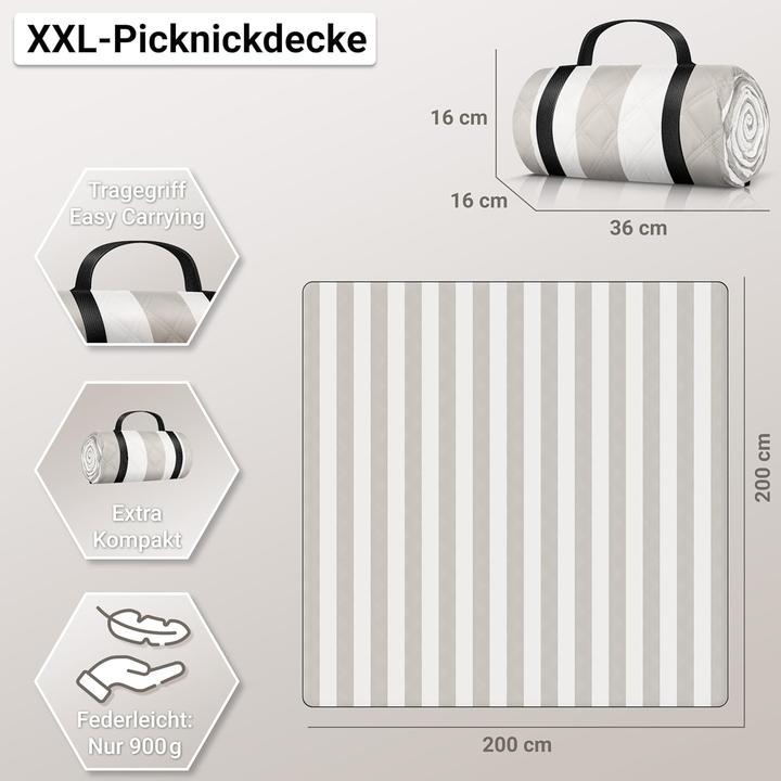 Produktbild Hoel Picknickdecke, 200 x 200 cm