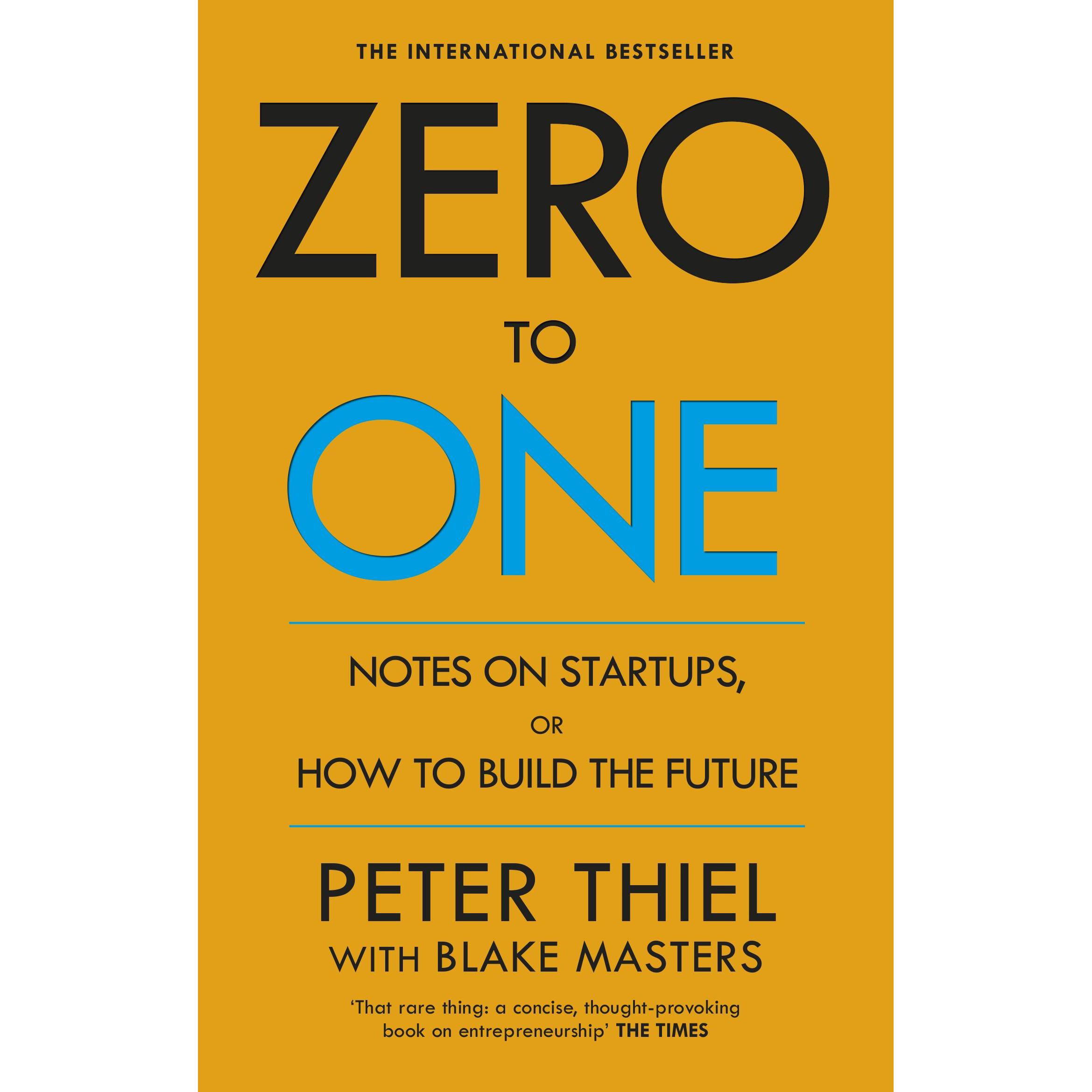 Zero to One, English edition, Fachbücher von Peter Thiel
