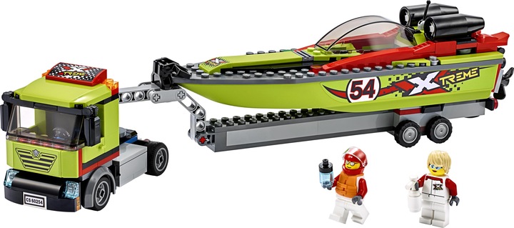 Actual product image LEGO Racing boat transporter (60254, LEGO City)