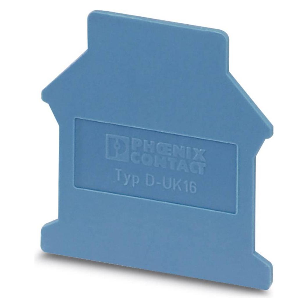Phoenix Contact Blu Phoenix D-Uk 16 Bu Coprimorsettiera 50Pc, Cavo + Spina Elettrica,