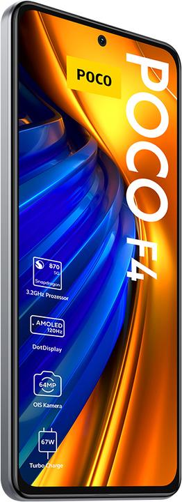 Immagine prodotto Xiaomi Poco F4 (256 GB, Argento chiaro di luna, 6.67", Doppia SIM, 5G)