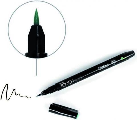 Shinhan Felt pen Liner Brush 0,05-3mm black, brush pencil (1x)